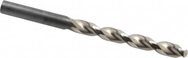 Guhring - 9.7mm 130° High Speed Steel Jobber Drill - Bright Finish, Right Hand Cut, Parabolic Flute, Straight Shank, 5-15/64" OAL, Standard Point - Americas Industrial Supply