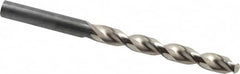 Guhring - 9.7mm 130° High Speed Steel Jobber Drill - Bright Finish, Right Hand Cut, Parabolic Flute, Straight Shank, 5-15/64" OAL, Standard Point - Americas Industrial Supply