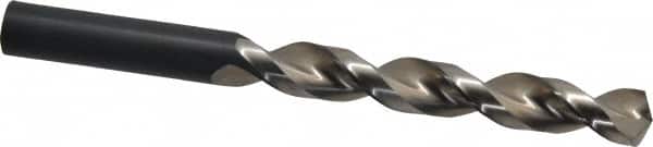 Guhring - 13mm 130° High Speed Steel Jobber Drill - Bright Finish, Right Hand Cut, Parabolic Flute, Straight Shank, 5-15/16" OAL, Standard Point - Americas Industrial Supply
