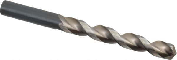 Guhring - 14.5mm 130° High Speed Steel Jobber Drill - Bright Finish, Right Hand Cut, Parabolic Flute, Straight Shank, 6-21/32" OAL, Standard Point - Americas Industrial Supply
