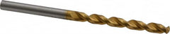 Guhring - #13 130° High Speed Steel Jobber Drill - TiN Finish, Right Hand Cut, Parabolic Flute, Straight Shank, 3-5/32" OAL, Standard Point - Americas Industrial Supply