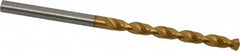 Guhring - #24 130° Cobalt Jobber Drill - TiN Finish, Right Hand Cut, Parabolic Flute, Straight Shank, 2-15/16" OAL, Standard Point - Americas Industrial Supply