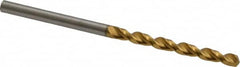 Guhring - #30 130° Cobalt Jobber Drill - TiN Finish, Right Hand Cut, Parabolic Flute, Straight Shank, 2-9/16" OAL, Standard Point - Americas Industrial Supply