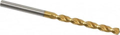 Guhring - 11/64" 130° Cobalt Jobber Drill - TiN Finish, Right Hand Cut, Parabolic Flute, Straight Shank, 3-5/32" OAL, Standard Point - Americas Industrial Supply