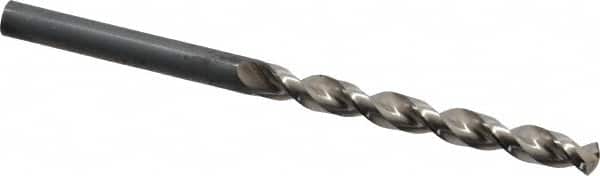 Guhring - #5 130° Cobalt Jobber Drill - Bright Finish, Right Hand Cut, Parabolic Flute, Straight Shank, 3-3/8" OAL, Standard Point - Americas Industrial Supply