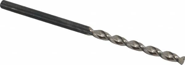 Guhring - #35 130° Cobalt Jobber Drill - Bright Finish, Right Hand Cut, Parabolic Flute, Straight Shank, 2-13/32" OAL, Standard Point - Americas Industrial Supply