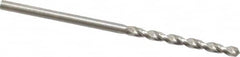Guhring - #46 130° Cobalt Jobber Drill - Bright Finish, Right Hand Cut, Parabolic Flute, Straight Shank, 1-15/16" OAL, Standard Point - Americas Industrial Supply