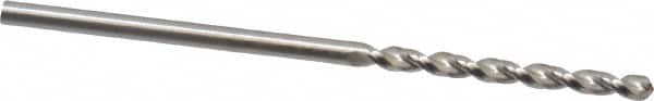Guhring - #51 130° Cobalt Jobber Drill - Bright Finish, Right Hand Cut, Parabolic Flute, Straight Shank, 1-11/16" OAL, Standard Point - Americas Industrial Supply
