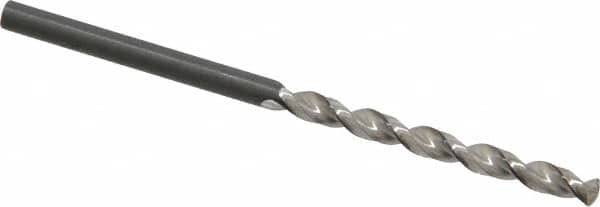 Guhring - 1/8" 130° Cobalt Jobber Drill - Bright Finish, Right Hand Cut, Parabolic Flute, Straight Shank, 2-9/16" OAL, Standard Point - Americas Industrial Supply