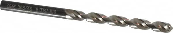 Guhring - Letter B 130° Cobalt Jobber Drill - Bright Finish, Right Hand Cut, Parabolic Flute, Straight Shank, 3-31/32" OAL, Standard Point - Americas Industrial Supply