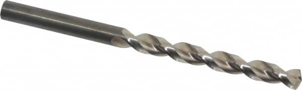 Guhring - Letter G 130° Cobalt Jobber Drill - Bright Finish, Right Hand Cut, Parabolic Flute, Straight Shank, 3-31/32" OAL, Standard Point - Americas Industrial Supply