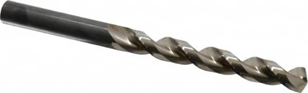 Guhring - Letter U 130° Cobalt Jobber Drill - Bright Finish, Right Hand Cut, Parabolic Flute, Straight Shank, 4-29/32" OAL, Standard Point - Americas Industrial Supply