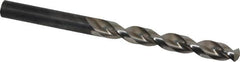 Guhring - Letter W 130° Cobalt Jobber Drill - Bright Finish, Right Hand Cut, Parabolic Flute, Straight Shank, 5-1/4" OAL, Standard Point - Americas Industrial Supply