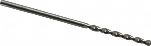 Guhring - 1.6mm 130° Cobalt Jobber Drill - Bright Finish, Right Hand Cut, Parabolic Flute, Straight Shank, 1-11/16" OAL, Standard Point - Americas Industrial Supply