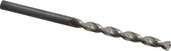 Guhring - 4.4mm 130° Cobalt Jobber Drill - Bright Finish, Right Hand Cut, Parabolic Flute, Straight Shank, 3-5/32" OAL, Standard Point - Americas Industrial Supply