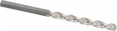 Guhring - 5.1mm 130° Cobalt Jobber Drill - Bright Finish, Right Hand Cut, Parabolic Flute, Straight Shank, 3-3/8" OAL, Standard Point - Americas Industrial Supply