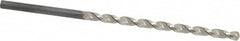 Taper Length Drill Bit: 0.1960″ Dia, 130 ° Bright/Uncoated, RH Cut, Parabolic Flute, Cylindrical Shank, Series 535
