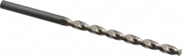Guhring - 5/16", 130° Point, Parabolic Flute, High Speed Steel Taper Length Drill Bit - Bright Finish, 4-9/32" Flute Length, 6-1/2" OAL, Series 535 - Americas Industrial Supply