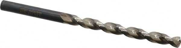 Guhring - 15/32", 130° Point, Parabolic Flute, High Speed Steel Taper Length Drill Bit - Bright Finish, 5-9/32" Flute Length, 8-1/16" OAL, Series 535 - Americas Industrial Supply