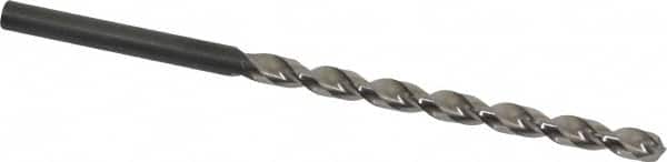 Guhring - Letter J, 130° Point, Parabolic Flute, High Speed Steel Taper Length Drill Bit - Bright Finish, 4-1/32" Flute Length, 6-1/8" OAL, Series 535 - Americas Industrial Supply