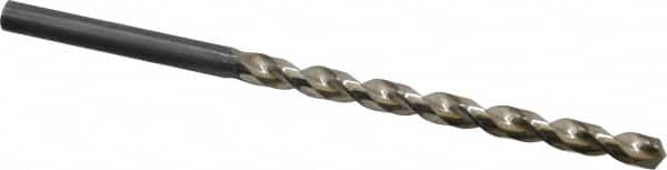 Guhring - Letter L, 130° Point, Parabolic Flute, High Speed Steel Taper Length Drill Bit - Bright Finish, 4-1/32" Flute Length, 6-1/8" OAL, Series 535 - Americas Industrial Supply