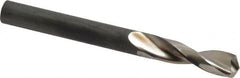 Taper Length Drill Bit: 0.3020″ Dia, 130 ° Bright/Uncoated, RH Cut, Parabolic Flute, Cylindrical Shank, Series 535