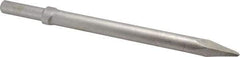 Ingersoll-Rand - 12" OAL, 0.7" Shank Diam, Moil Point Chisel - Round Drive, Round Shank, Steel - Americas Industrial Supply