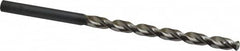 Guhring - 11/32", 130° Point, Parabolic Flute, Cobalt Taper Length Drill Bit - Bright Finish, 4-17/32" Flute Length, 6-7/8" OAL, Series 336 - Americas Industrial Supply