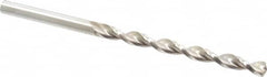 Guhring - 3/8", 130° Point, Parabolic Flute, High Speed Steel Taper Length Drill Bit - Bright Finish, 4-3/4" Flute Length, 7-1/4" OAL, Series 501 - Americas Industrial Supply