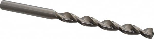 Guhring - 17/32", 130° Point, Parabolic Flute, High Speed Steel Taper Length Drill Bit - Bright Finish, 5-1/2" Flute Length, 8-7/16" OAL, Series 501 - Americas Industrial Supply