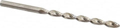 Guhring - Letter V, 130° Point, Parabolic Flute, High Speed Steel Taper Length Drill Bit - Bright Finish, 4-3/4" Flute Length, 7-1/4" OAL, Series 501 - Americas Industrial Supply