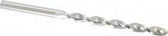 Guhring - Letter W, 130° Point, Parabolic Flute, High Speed Steel Taper Length Drill Bit - Bright Finish, 4-3/4" Flute Length, 7-1/4" OAL, Series 501 - Americas Industrial Supply