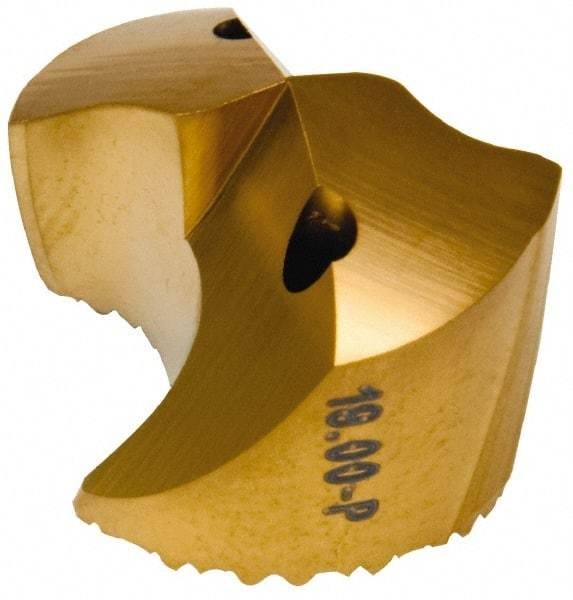 Seco - Series SD100, 19mm Diam 140° Replaceable Drill Tip - Carbide, TiAlN Finish, Through Coolant - Americas Industrial Supply