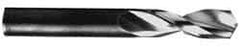 Guhring - #43 130° Parabolic Flute High Speed Steel Screw Machine Drill Bit - Bright Finish, Left Hand Cut, 0.512" Flute Length, 1.575" OAL, Standard Point, Straight Shank - Americas Industrial Supply
