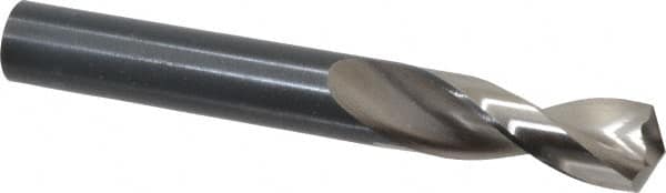 Guhring - 33/64" 130° Parabolic Flute High Speed Steel Screw Machine Drill Bit - Bright Finish, Right Hand Cut, 2" Flute Length, 4-1/32" OAL, Standard Point, Straight Shank - Americas Industrial Supply