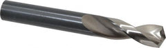 Guhring - 33/64" 130° Parabolic Flute High Speed Steel Screw Machine Drill Bit - Bright Finish, Right Hand Cut, 2" Flute Length, 4-1/32" OAL, Standard Point, Straight Shank - Americas Industrial Supply