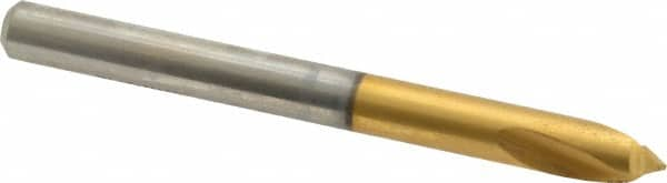 Guhring - 1/4" Body Diam, 90°, 70mm OAL, High Speed Steel Spotting Drill - Americas Industrial Supply