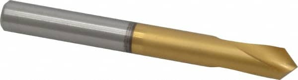 Guhring - 3/8" Body Diam, 90°, 89mm OAL, High Speed Steel Spotting Drill - Americas Industrial Supply