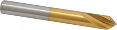 Guhring - 1/2" Body Diam, 90°, 102mm OAL, High Speed Steel Spotting Drill - Americas Industrial Supply