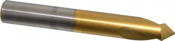 Guhring - 5/8" Body Diam, 90°, 115mm OAL, High Speed Steel Spotting Drill - Americas Industrial Supply