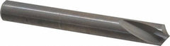 Guhring - 1/2" Body Diam, 120°, 102mm OAL, Solid Carbide Spotting Drill - Americas Industrial Supply