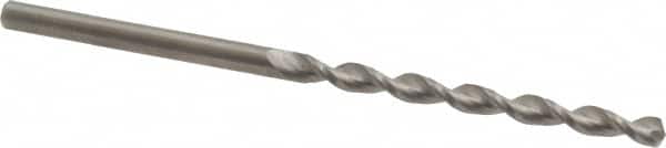 Guhring - 1/8" 130° Solid Carbide Jobber Drill - Bright Finish, Right Hand Cut, Parabolic Flute, Straight Shank, 69.85mm OAL, Standard Point - Americas Industrial Supply
