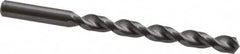 Guhring - 21/64" 130° Solid Carbide Jobber Drill - Bright Finish, Right Hand Cut, Parabolic Flute, Straight Shank, 4-5/8" OAL, Standard Point - Americas Industrial Supply