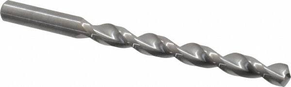 Guhring - 23/64" 130° Solid Carbide Jobber Drill - Bright Finish, Right Hand Cut, Parabolic Flute, Straight Shank, 4-7/8" OAL, Standard Point - Americas Industrial Supply