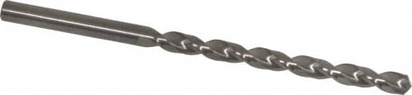Guhring - #14 130° Solid Carbide Jobber Drill - Bright Finish, Right Hand Cut, Parabolic Flute, Straight Shank, 82.55mm OAL, Standard Point - Americas Industrial Supply