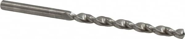 Guhring - #15 130° Solid Carbide Jobber Drill - Bright Finish, Right Hand Cut, Parabolic Flute, Straight Shank, 82.55mm OAL, Standard Point - Americas Industrial Supply