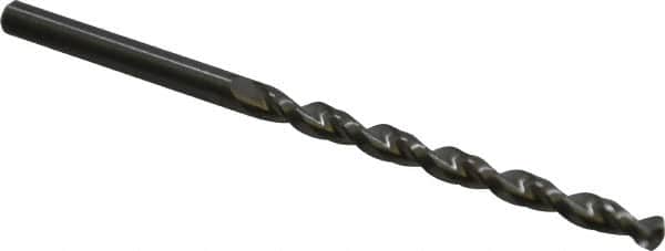 Guhring - #25 130° Solid Carbide Jobber Drill - Bright Finish, Right Hand Cut, Parabolic Flute, Straight Shank, 76.2mm OAL, Standard Point - Americas Industrial Supply
