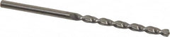 Guhring - #30 130° Solid Carbide Jobber Drill - Bright Finish, Right Hand Cut, Parabolic Flute, Straight Shank, 69.85mm OAL, Standard Point - Americas Industrial Supply