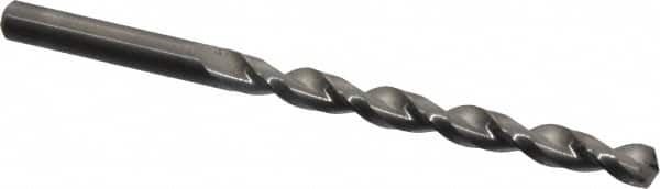 Guhring - Letter F 130° Solid Carbide Jobber Drill - Bright Finish, Right Hand Cut, Parabolic Flute, Straight Shank, 4-1/8" OAL, Standard Point - Americas Industrial Supply