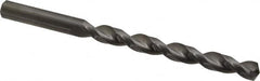 Guhring - Letter R 130° Solid Carbide Jobber Drill - Bright Finish, Right Hand Cut, Parabolic Flute, Straight Shank, 120.65mm OAL, Standard Point - Americas Industrial Supply